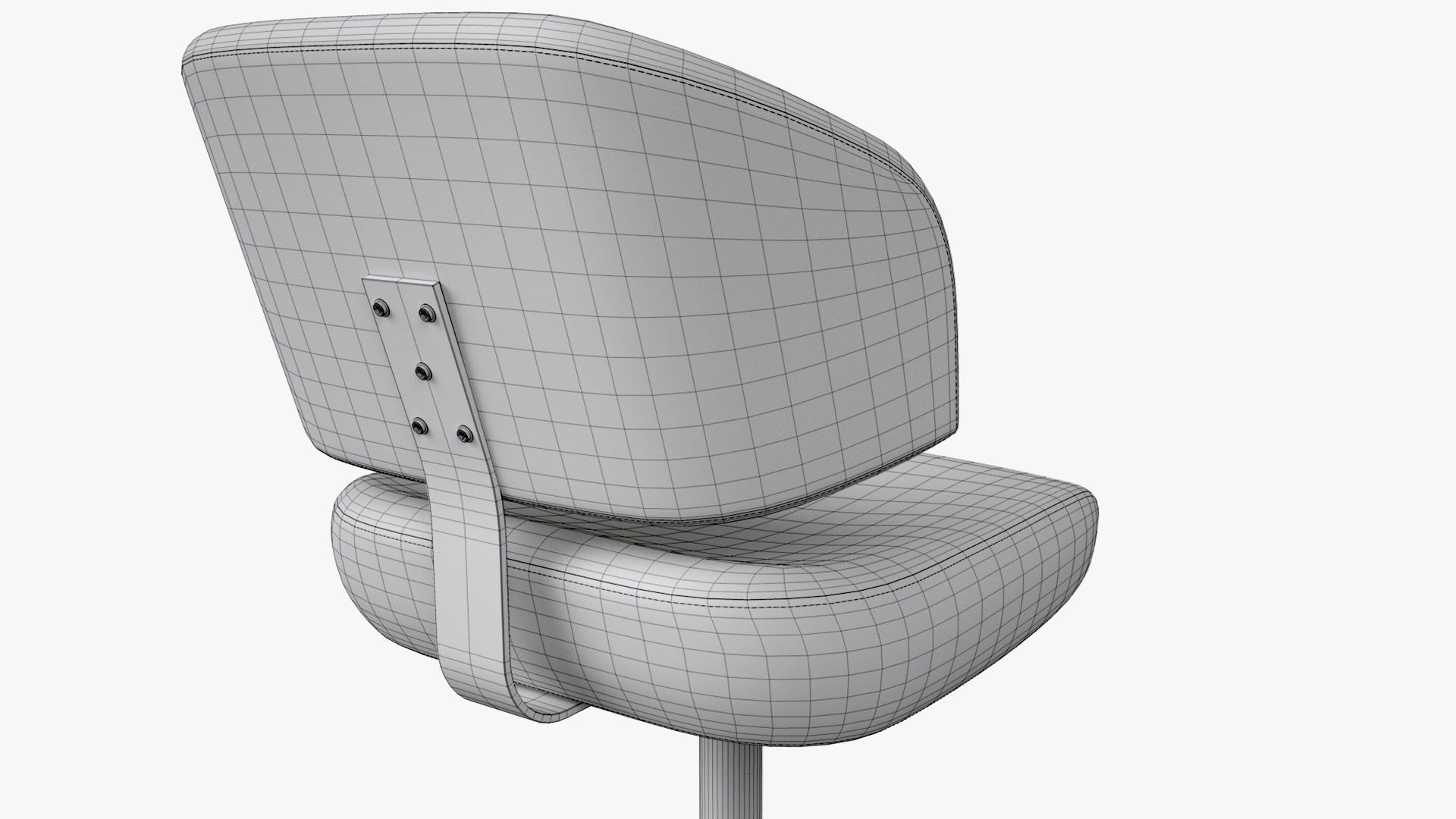 Bar Stool 01 3D model_12