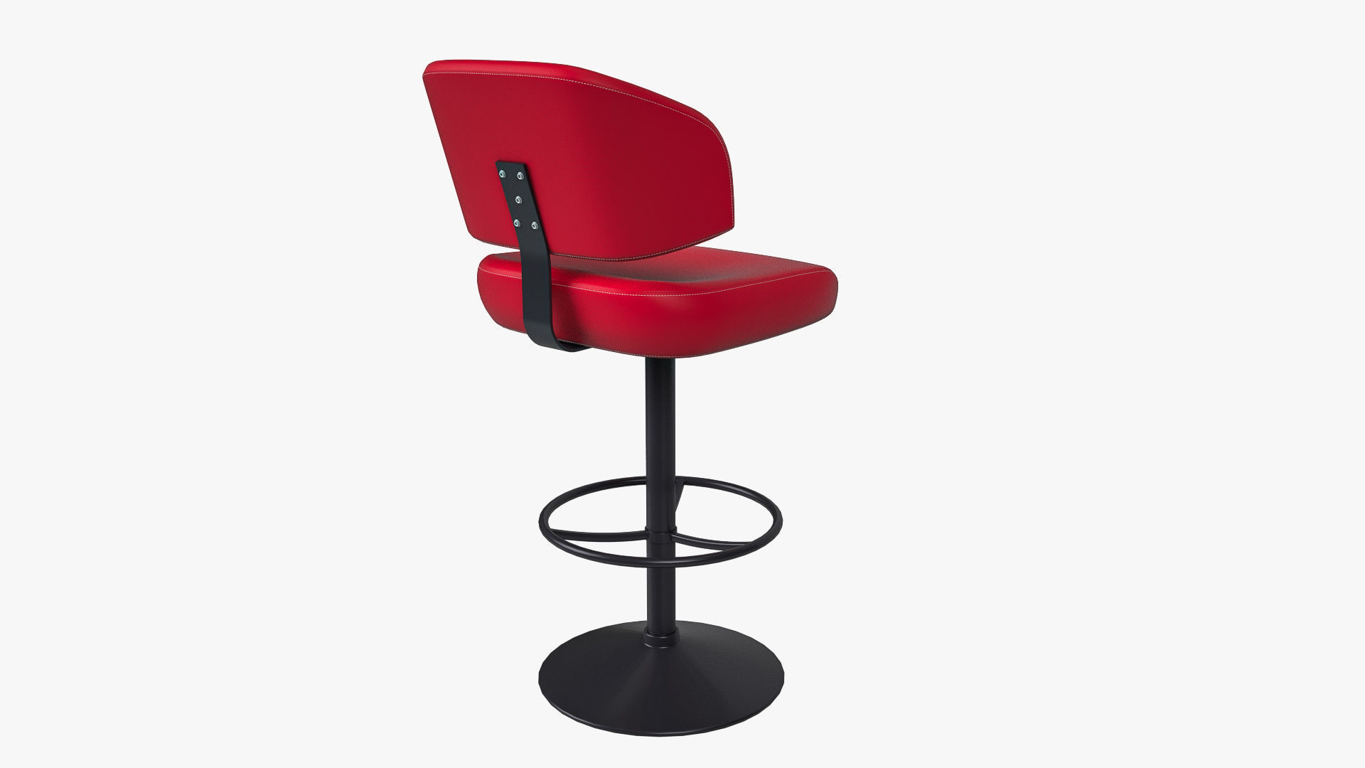 Bar Stool 01 3D model_1