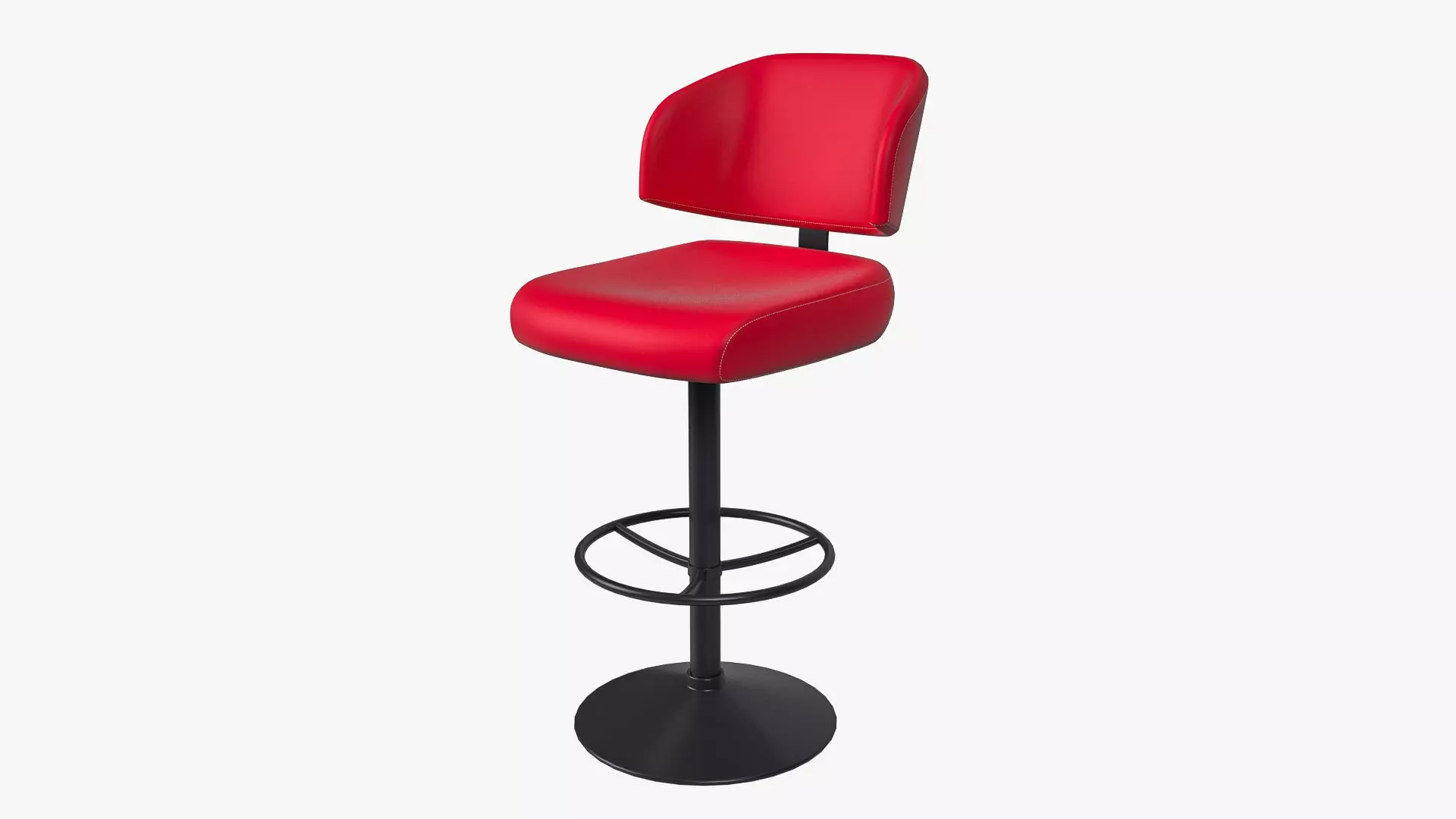 Bar Stool 01 3D model_0