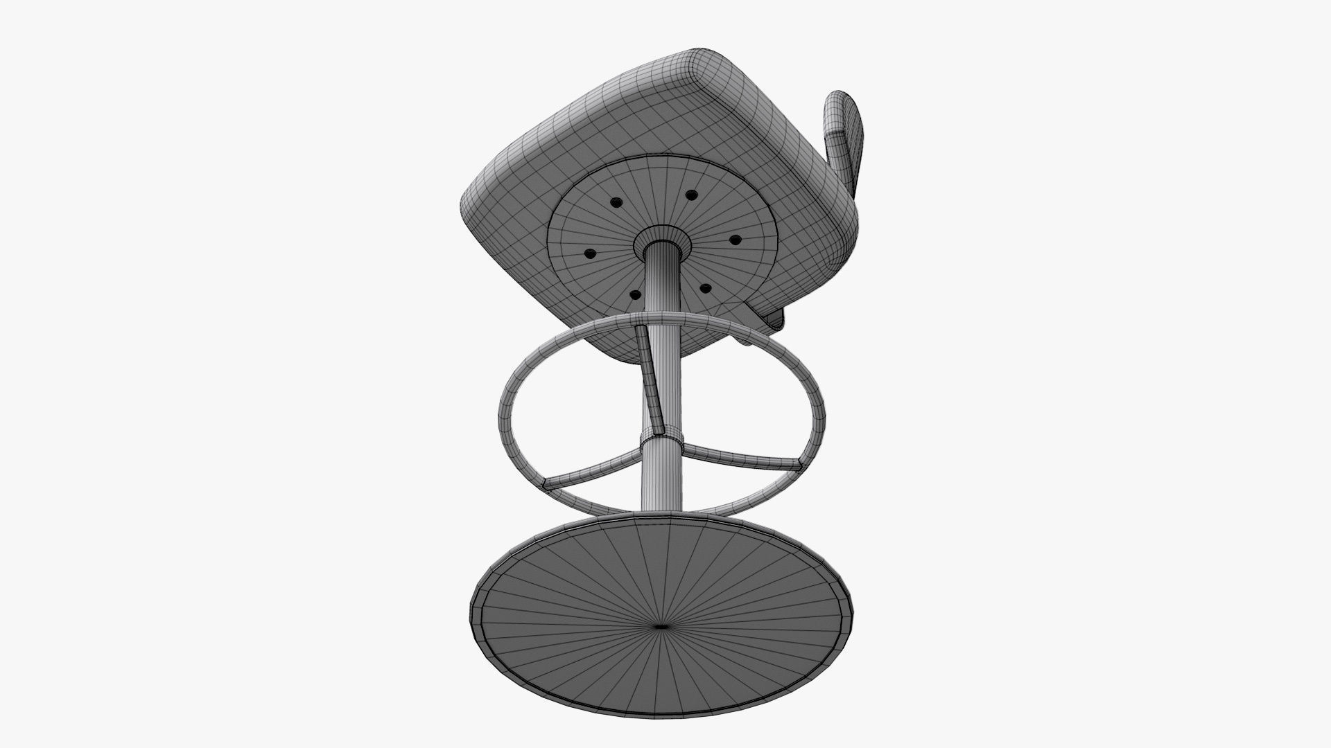 Bar Stool 01 3D model_11