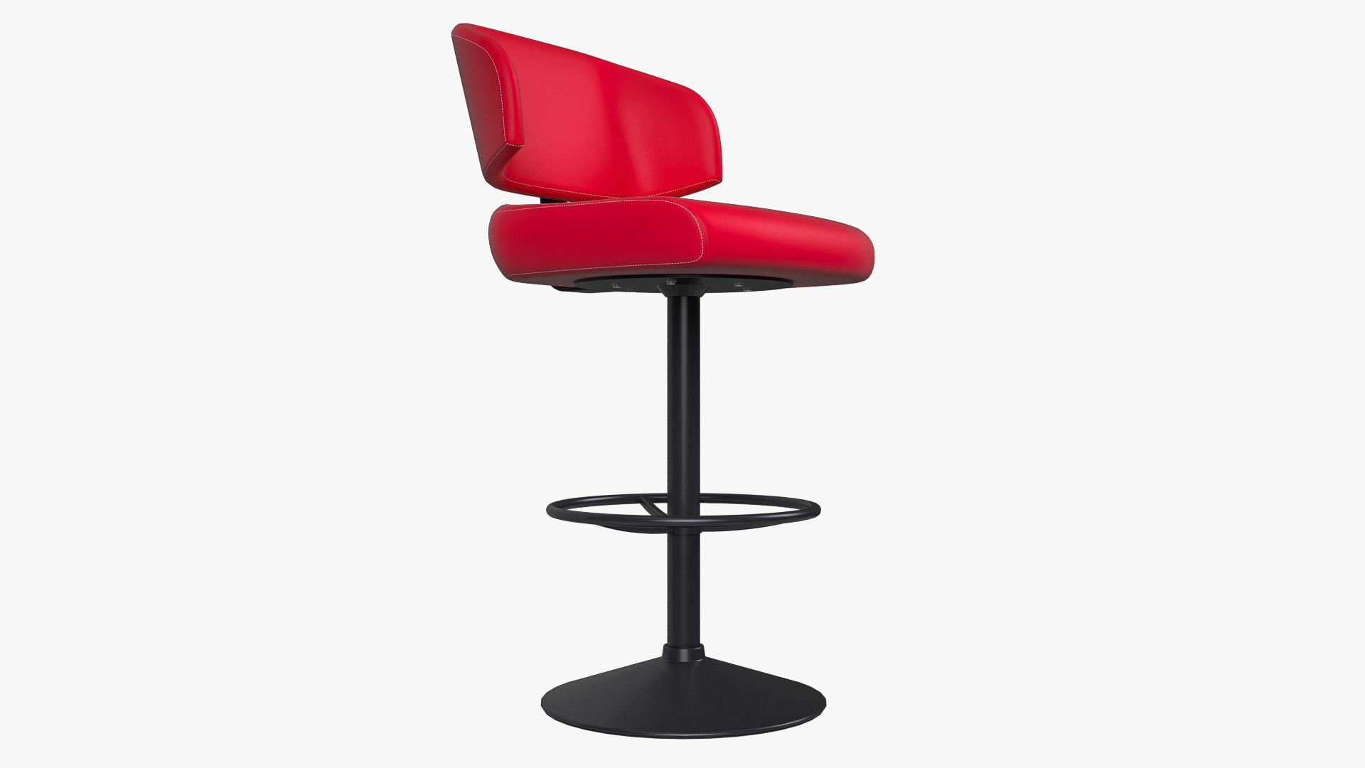 Bar Stool 01 3D model_4