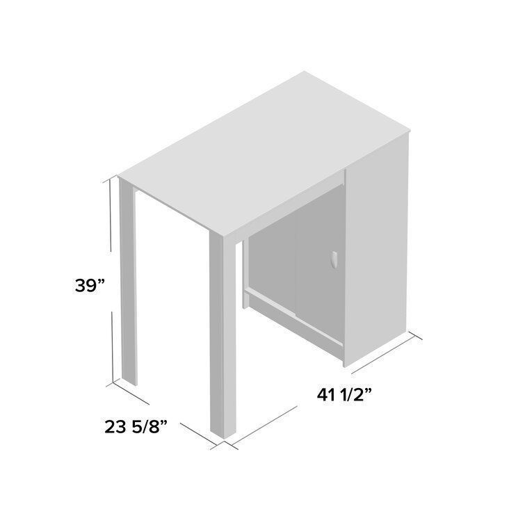 Taulbee Counter Height Dining Table 3D model_1