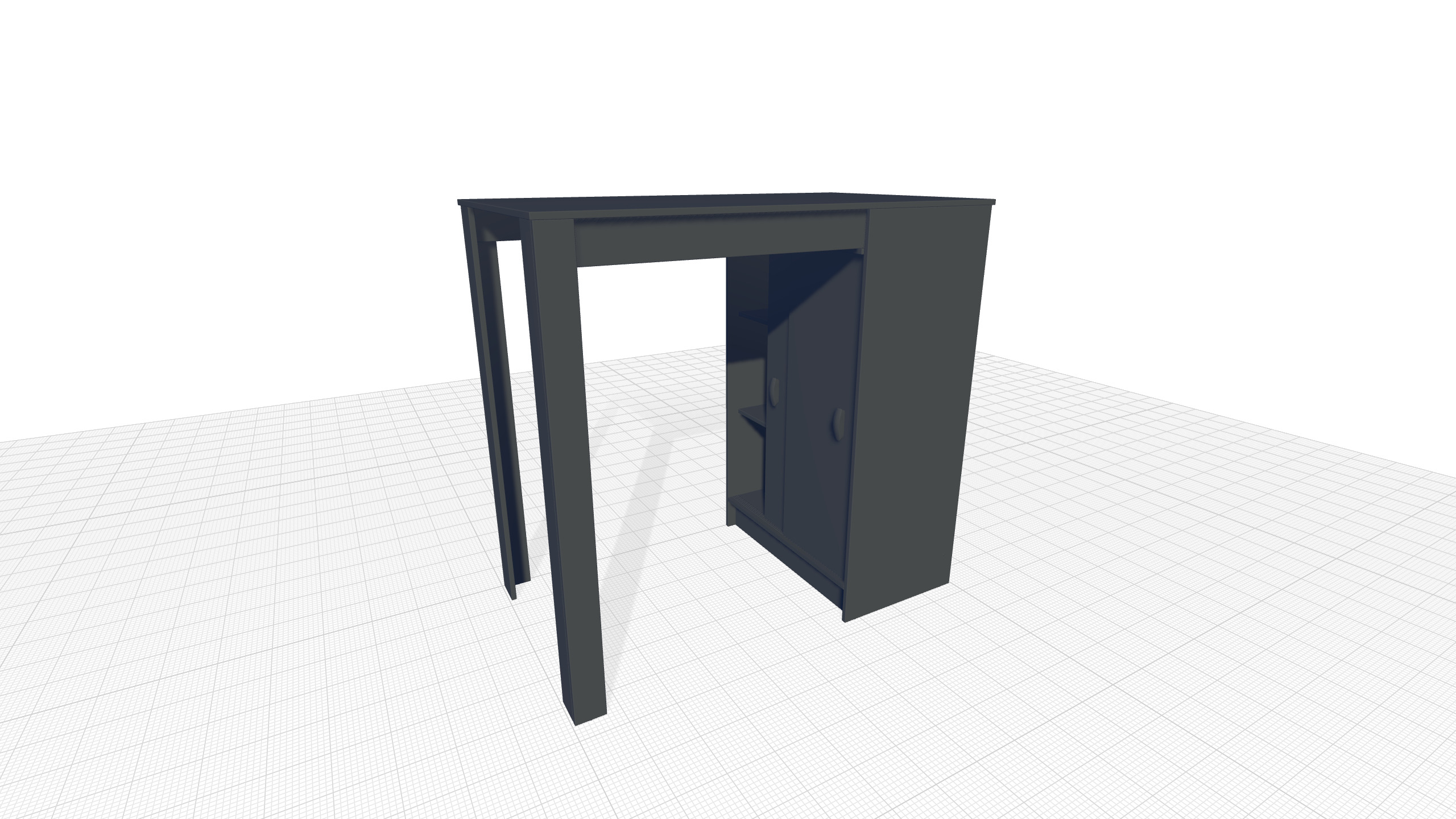 Taulbee Counter Height Dining Table 3D model_5