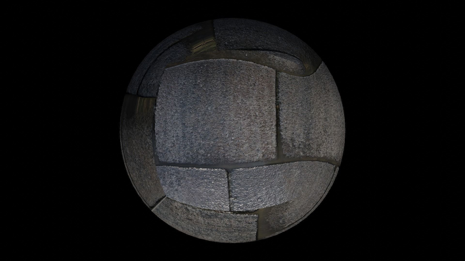Stone Wall  3D model_5