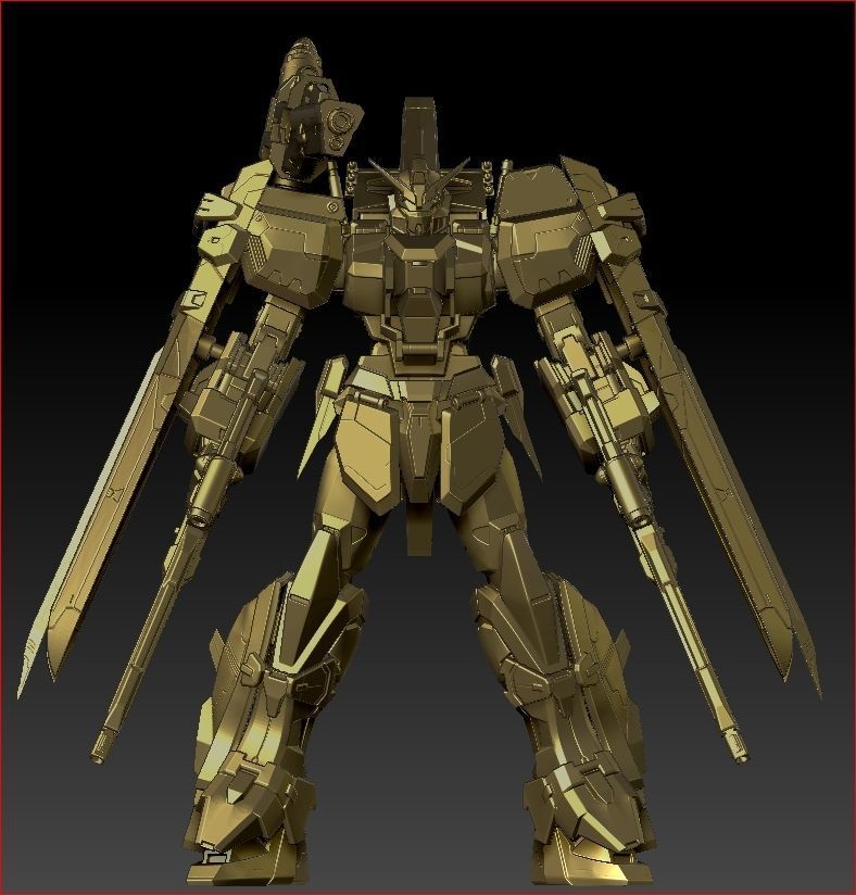 Duel Gundam  3D print model_6