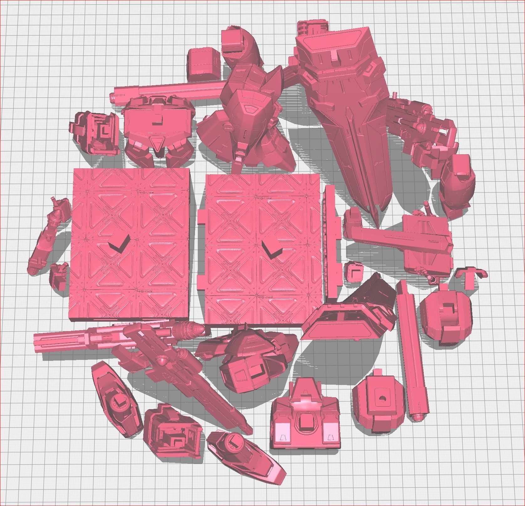 Duel Gundam  3D print model_15