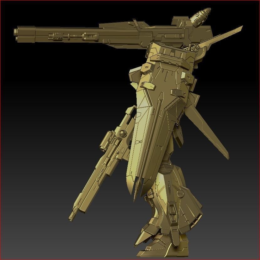Duel Gundam  3D print model_11