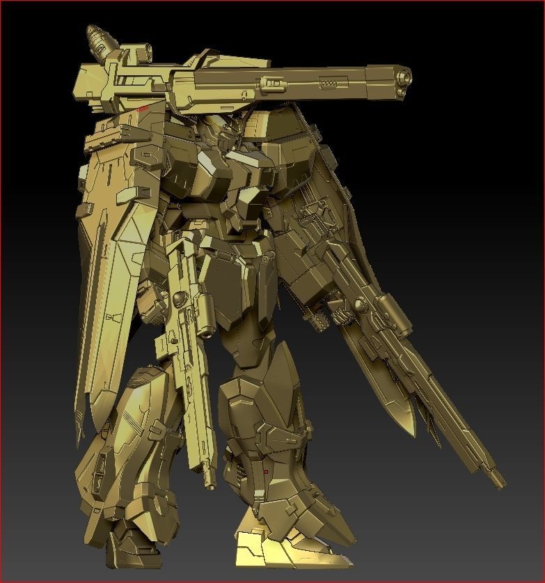 Duel Gundam  3D print model_8