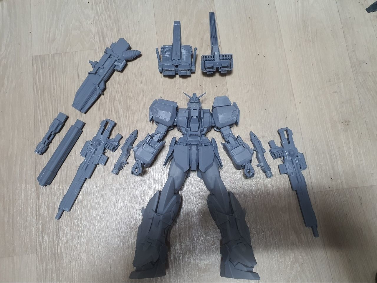Duel Gundam  3D print model_16