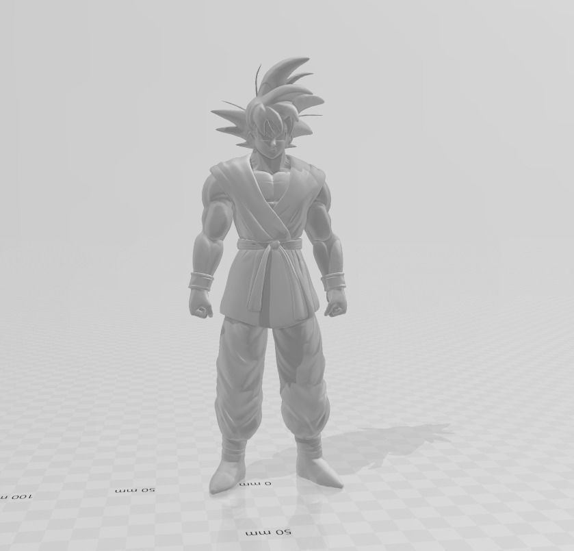 Goku End of Z 3D Model 3D print model_1