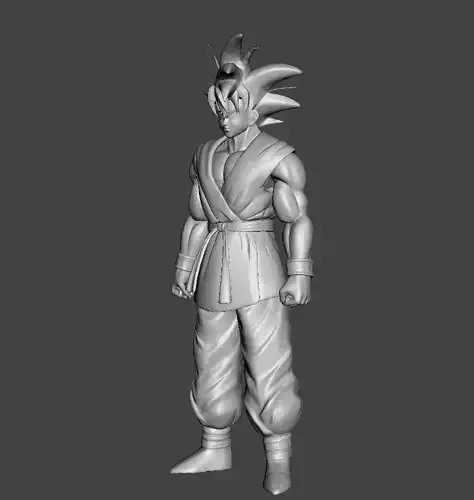 Goku End of Z 3D Model