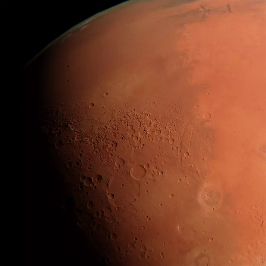 Planet Mars Low-poly 3D model_0