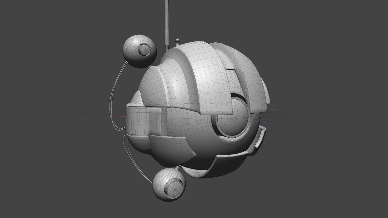 Darth Maul Sith Probe Low-poly 3D model_3