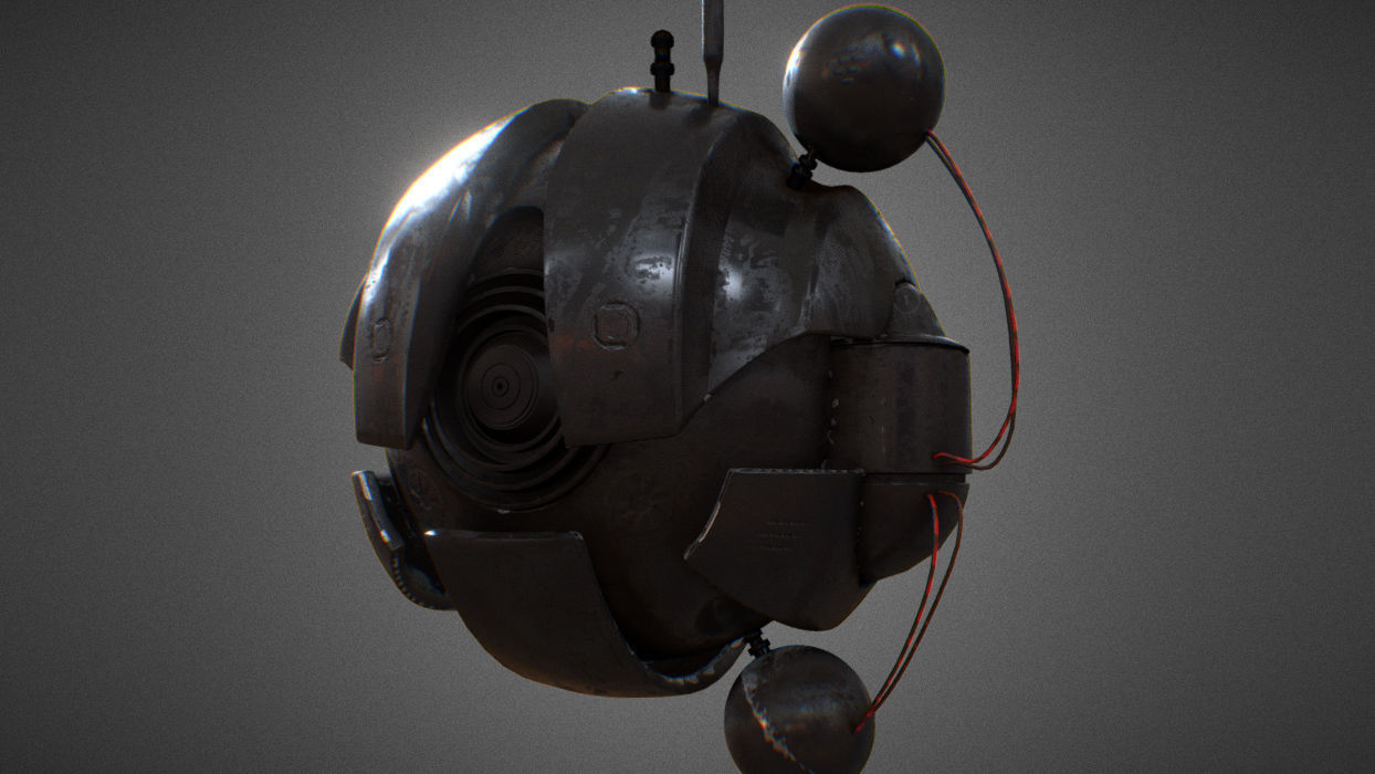 Darth Maul Sith Probe Low-poly 3D model_2