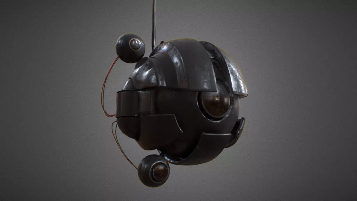 Darth Maul Sith Probe Low-poly 3D model_0