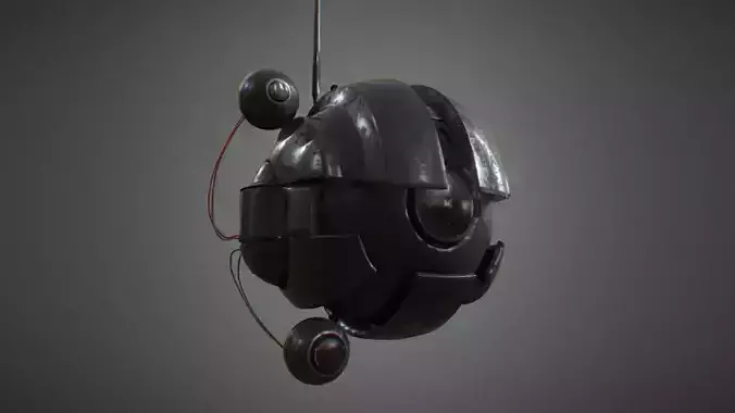 Darth Maul Sith Probe Low-poly 3D model