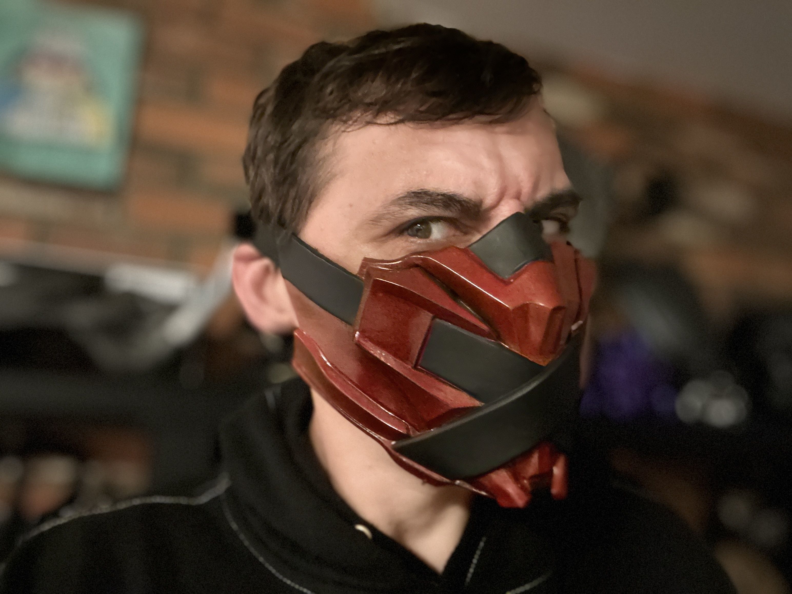 Ermac mask from Mortal Kombat 11 3D print model_4