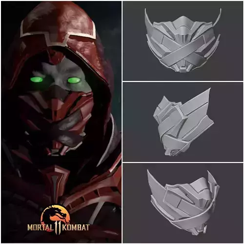 Ermac mask from Mortal Kombat 11 3D print model