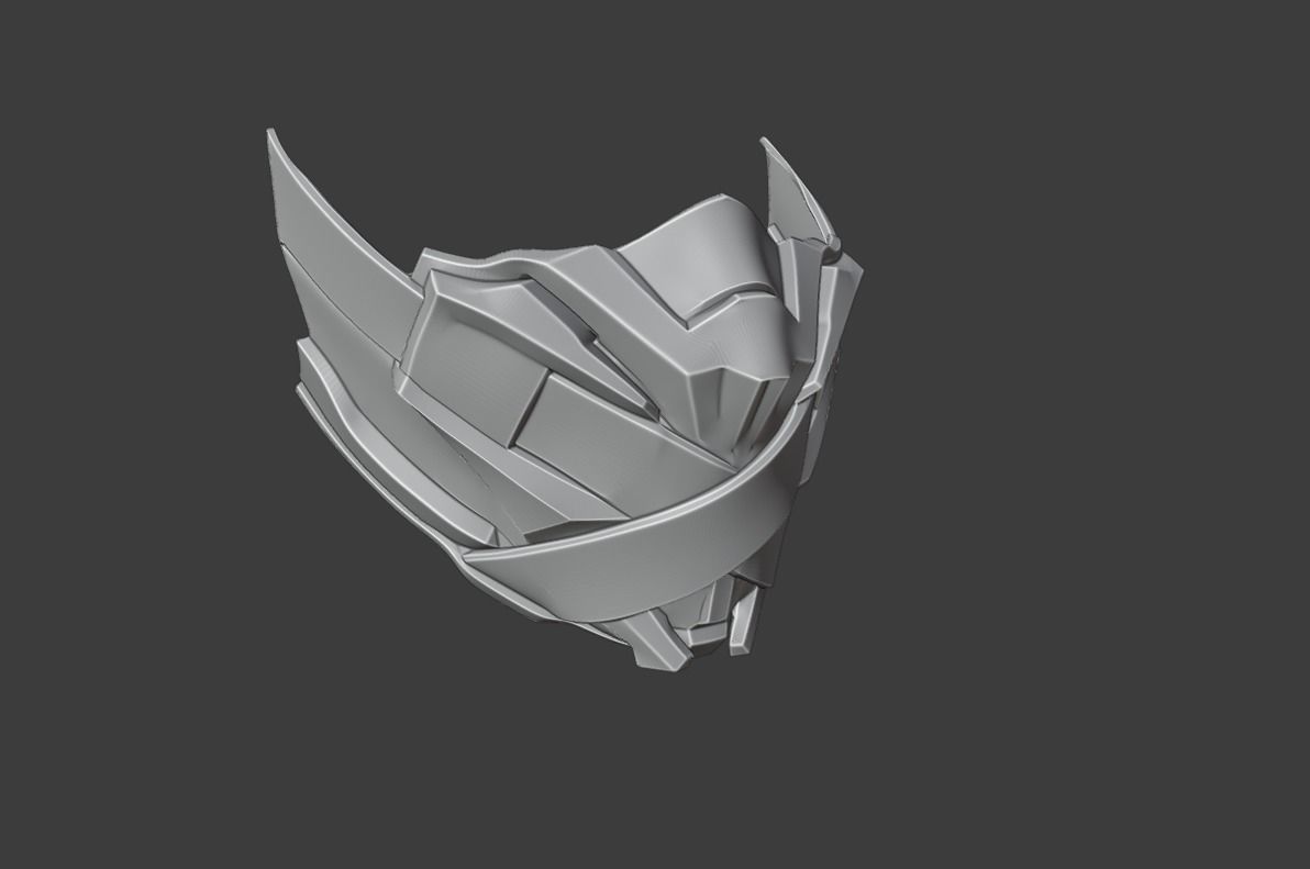 Ermac mask from Mortal Kombat 11 3D print model_15