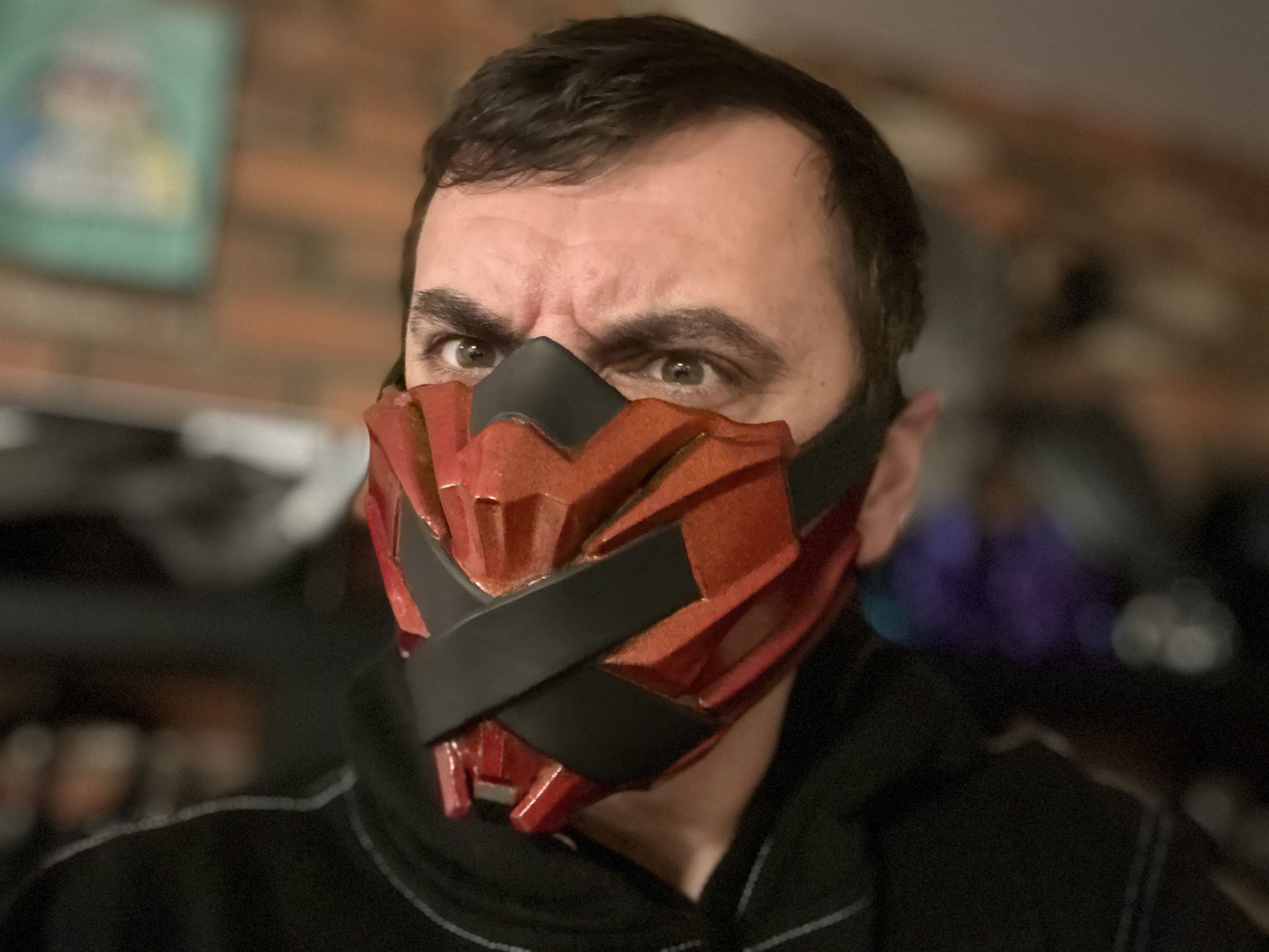 Ermac mask from Mortal Kombat 11 3D print model_2