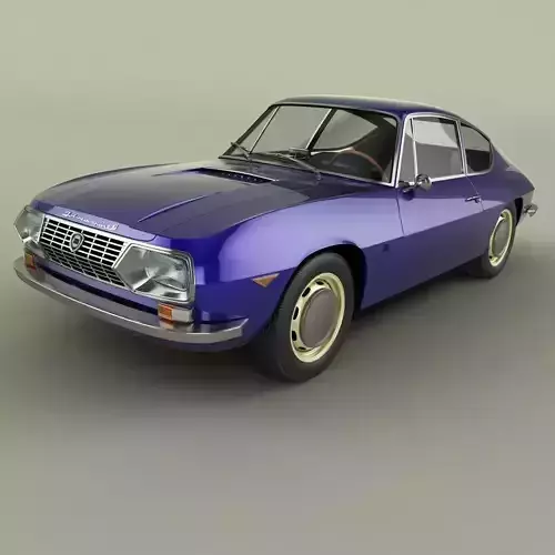 Lancia Fulvia Sport Zagato 3D model