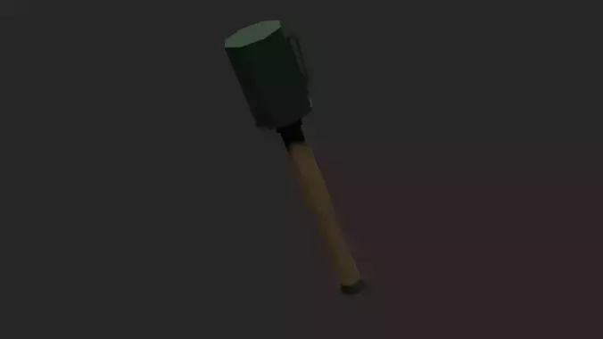 Lowpoly German Stickgrenade