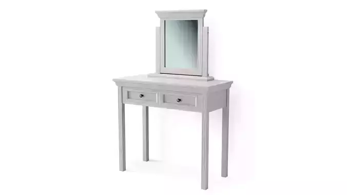 Dressing Table with Tabletop Vanity Mirror Melody Maison