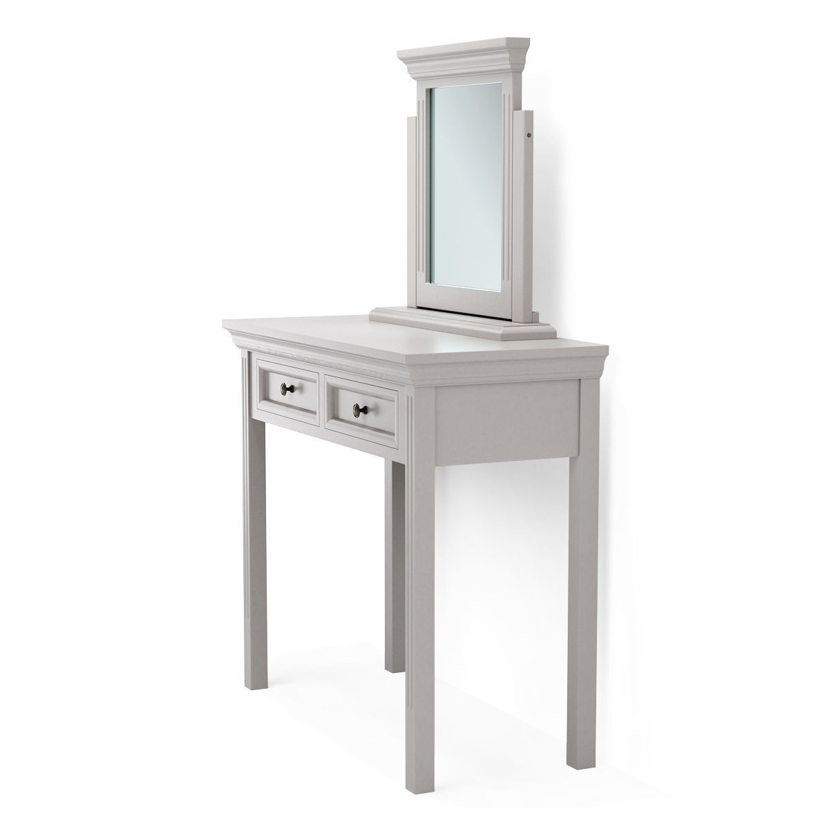 Dressing Table with Tabletop Vanity Mirror Melody Maison 3D model_2