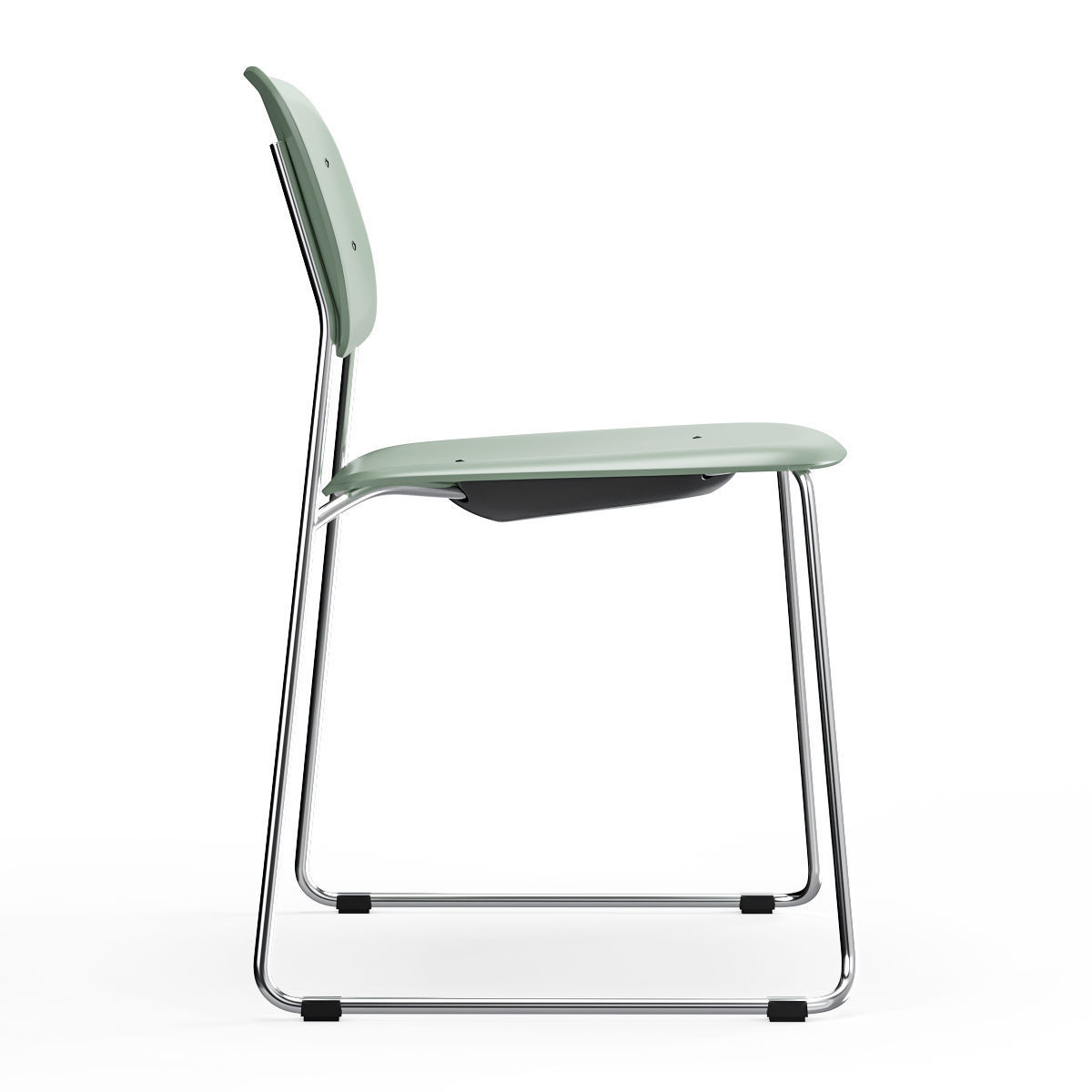 HAY Soft Edge P10 Sled Chairs 3D model_1