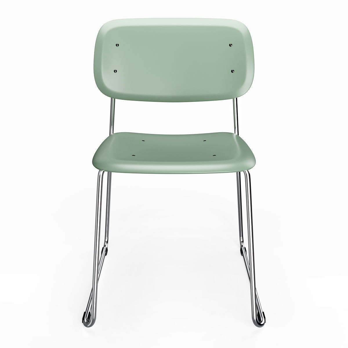 HAY Soft Edge P10 Sled Chairs 3D model_2