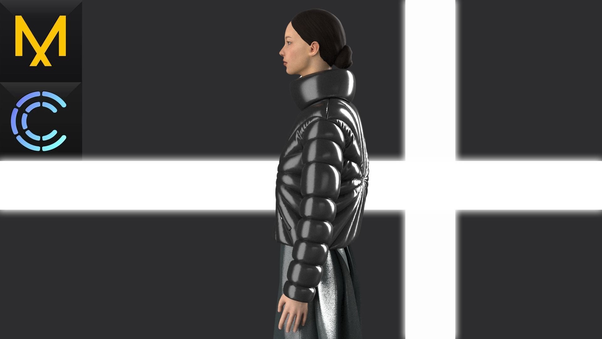 Outfit Female OBJ mtl FBX ZPRJ 3D model_3