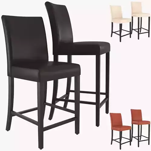 Lowe Leather Bar Stool