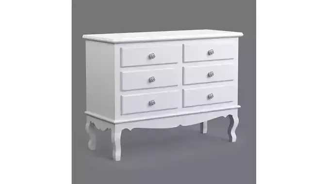 LILA 6 Drawer Chest of Drawers Melody Maison