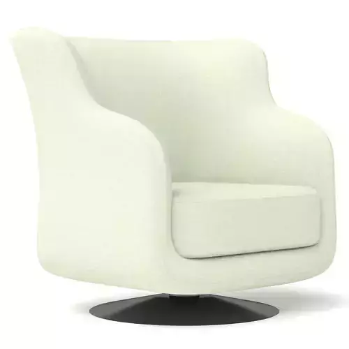 Armchair swivel chair in light