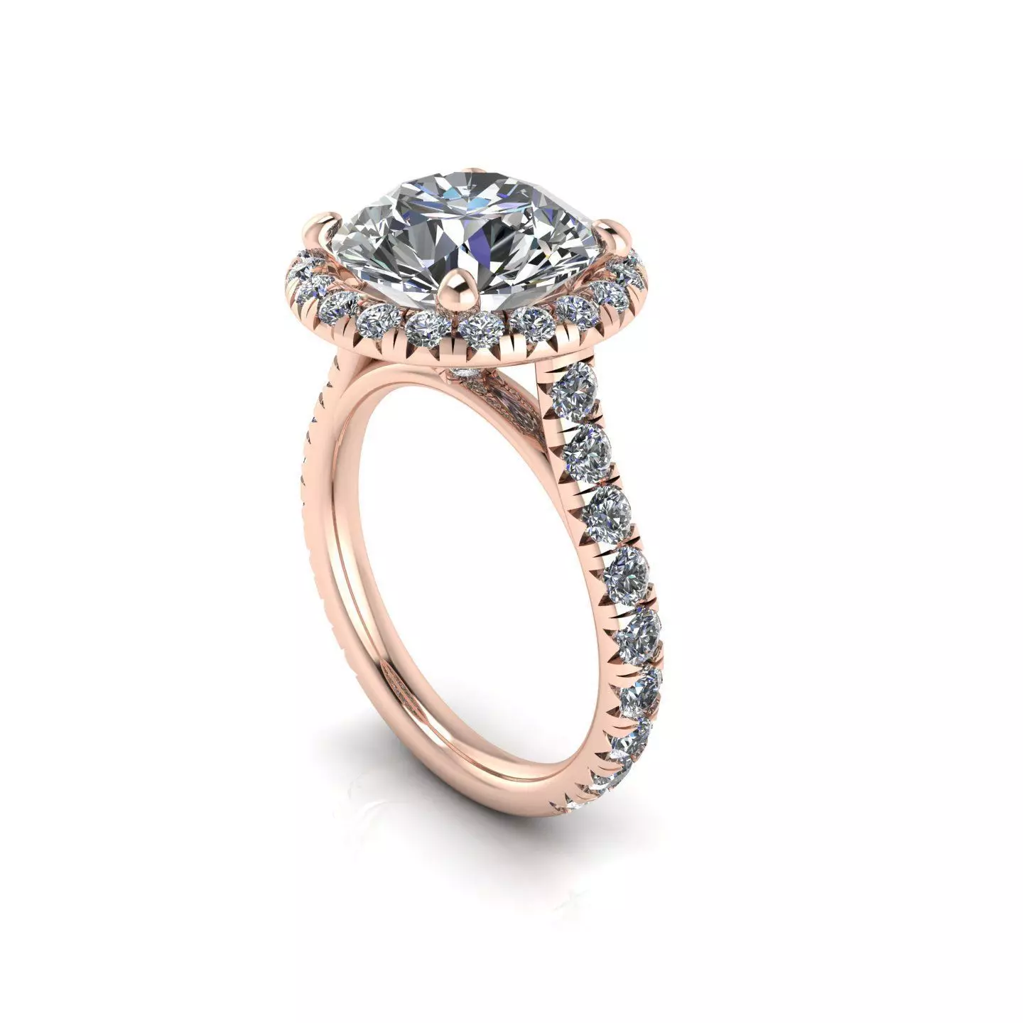 Hazim Al-Khusaibi Engagement Ring 3D print model