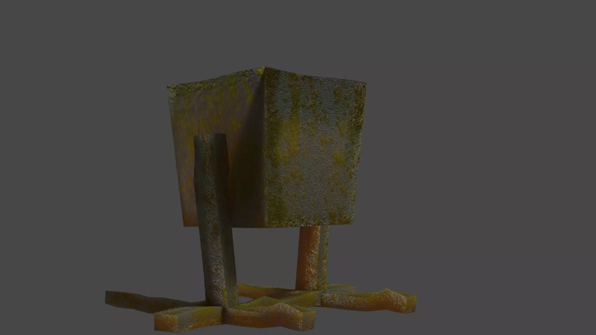 LowPoly TrashCan Free low-poly 3D model