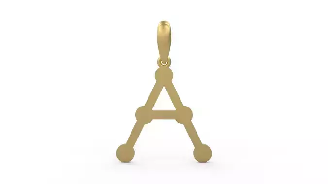 Initial Letters Pendant GLADWINDEMO A