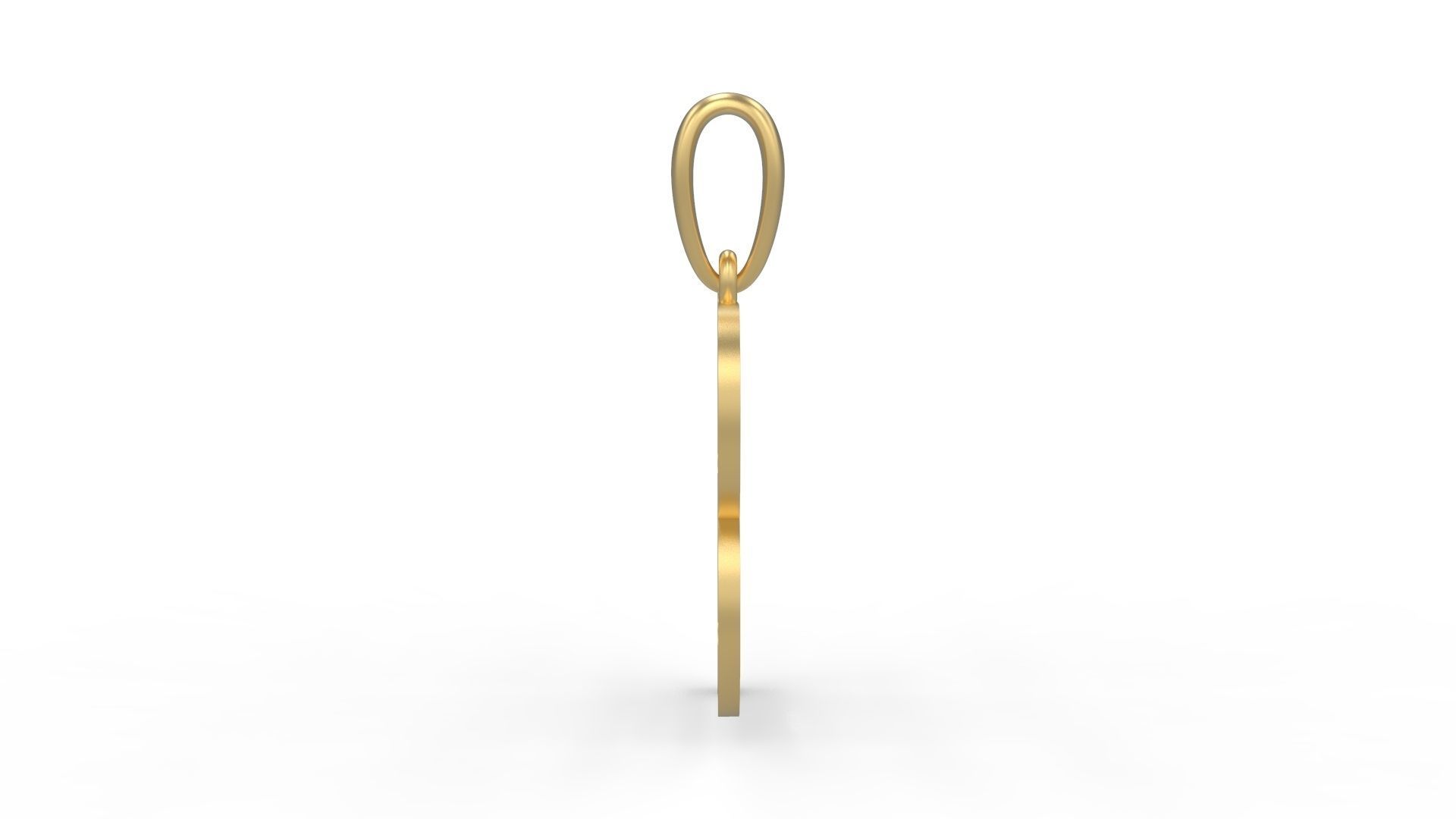 Initial Letters Pendant GLADWINDEMO B 3D print model_2