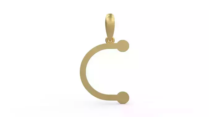 Initial Letters Pendant GLADWINDEMO C