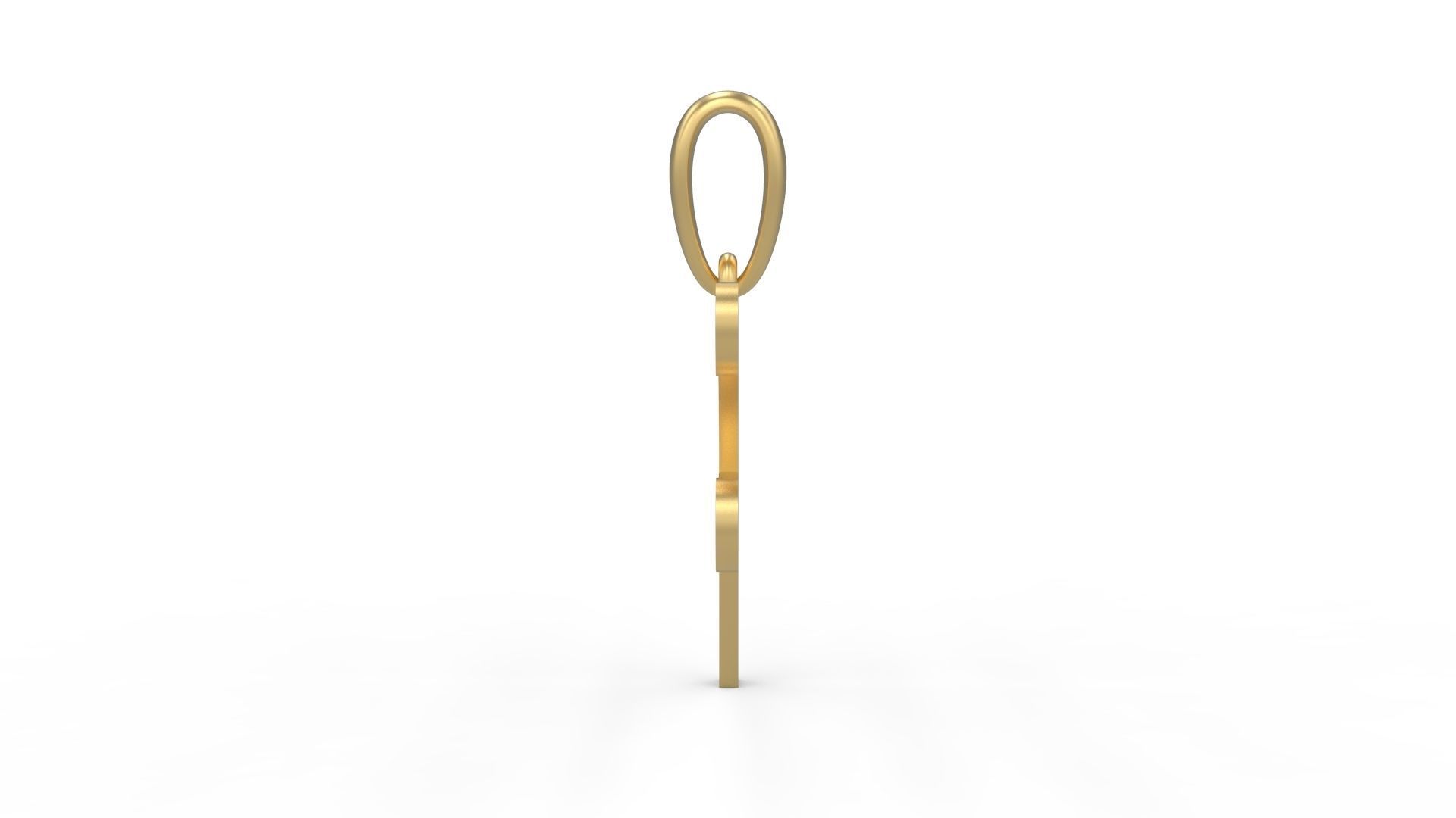 Initial Letters Pendant GLADWINDEMO F 3D print model_2