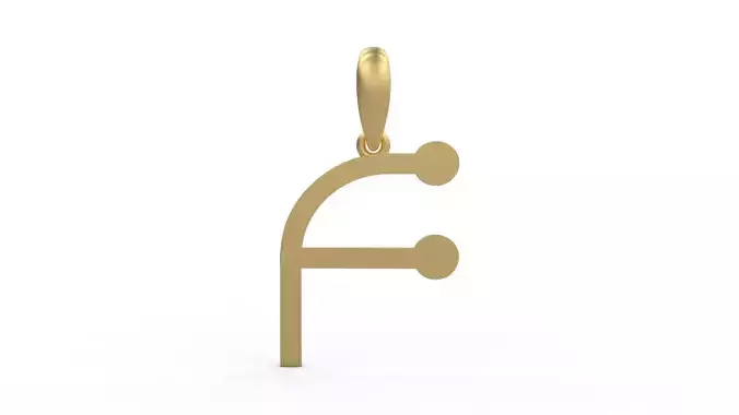 Initial Letters Pendant GLADWINDEMO F