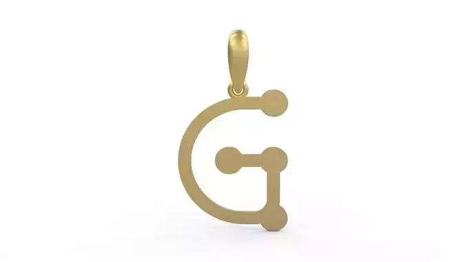 Initial Letters Pendant GLADWINDEMO G