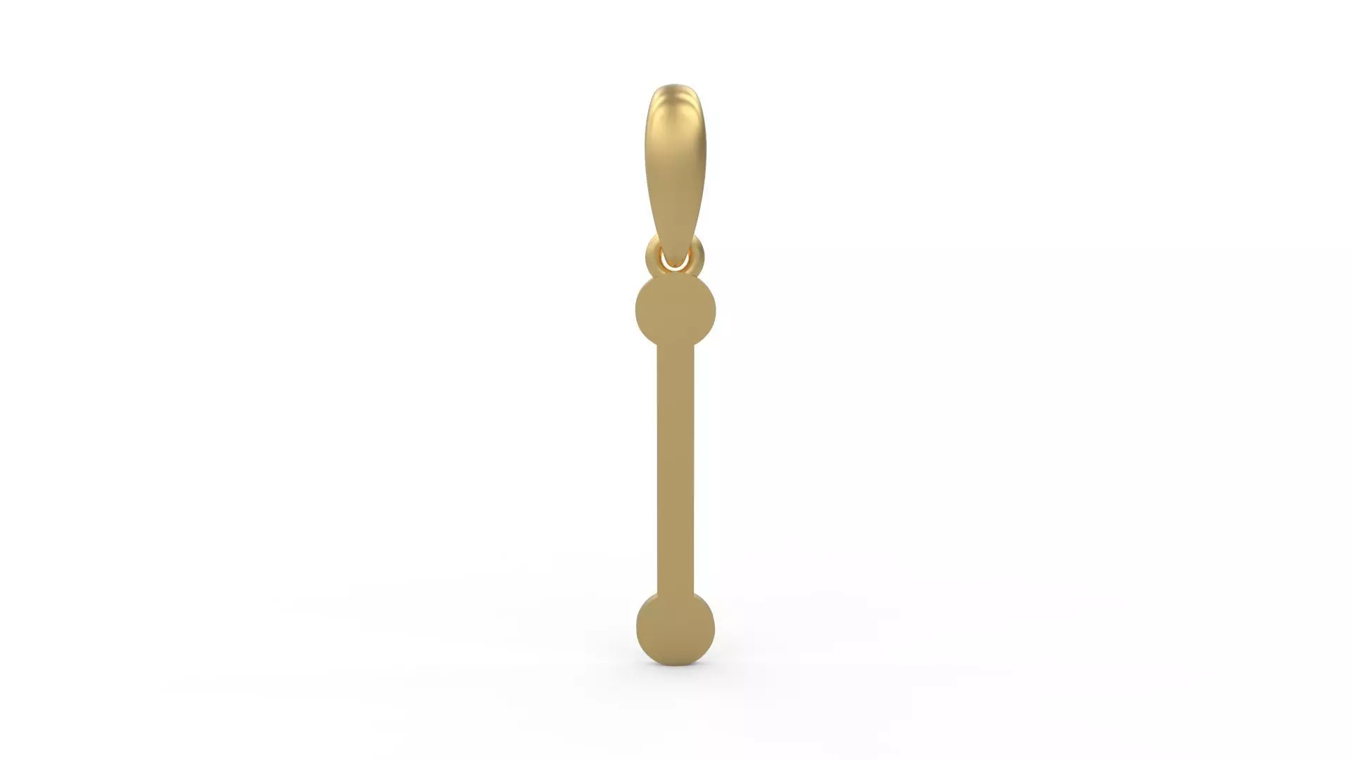 Initial Letters Pendant GLADWINDEMO I 3D print model_0