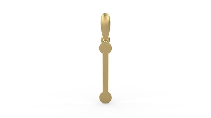 Initial Letters Pendant GLADWINDEMO I 3D print model