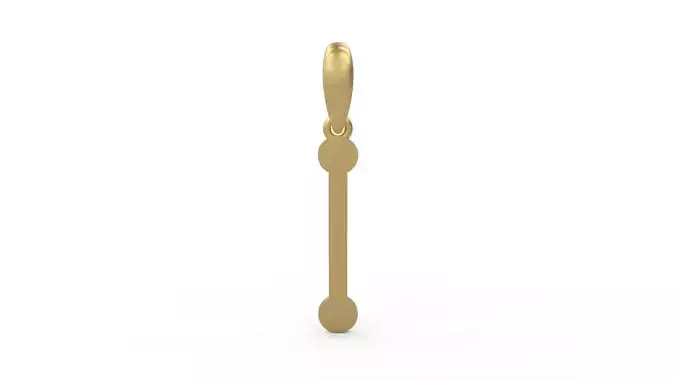 Initial Letters Pendant GLADWINDEMO I