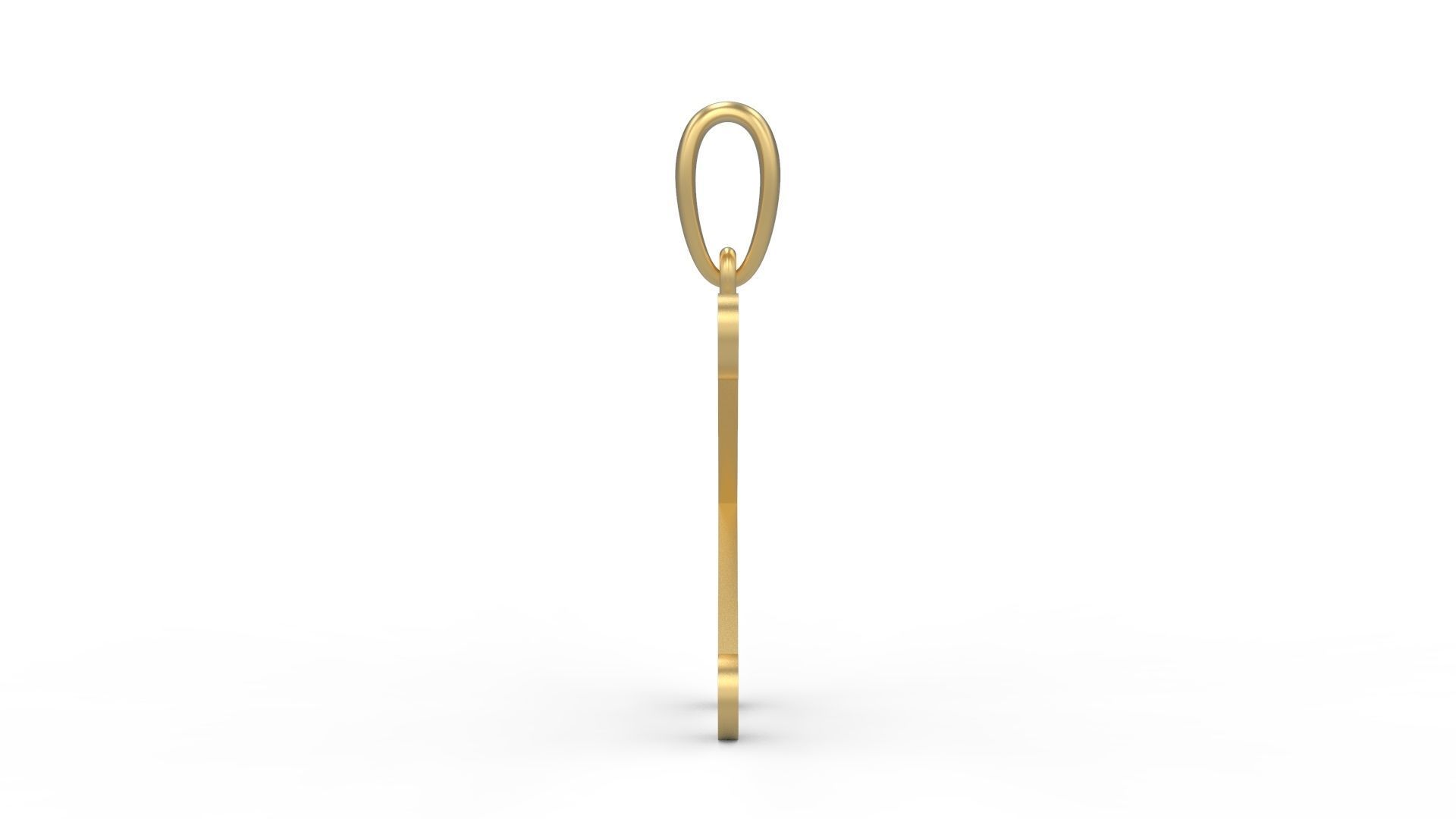 Initial Letters Pendant GLADWINDEMO K 3D print model_2