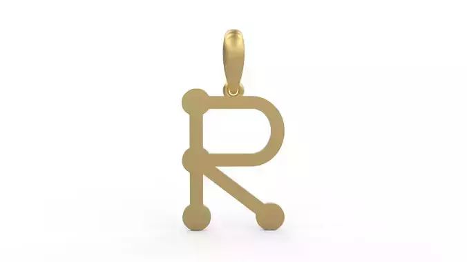 Initial Letters Pendant GLADWINDEMO R