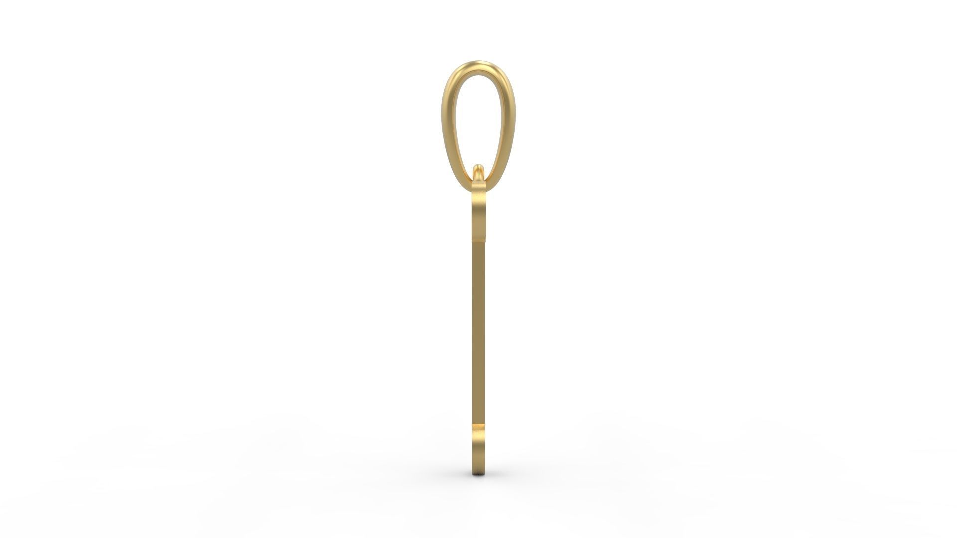 Initial Letters Pendant GLADWINDEMO T 3D print model_2