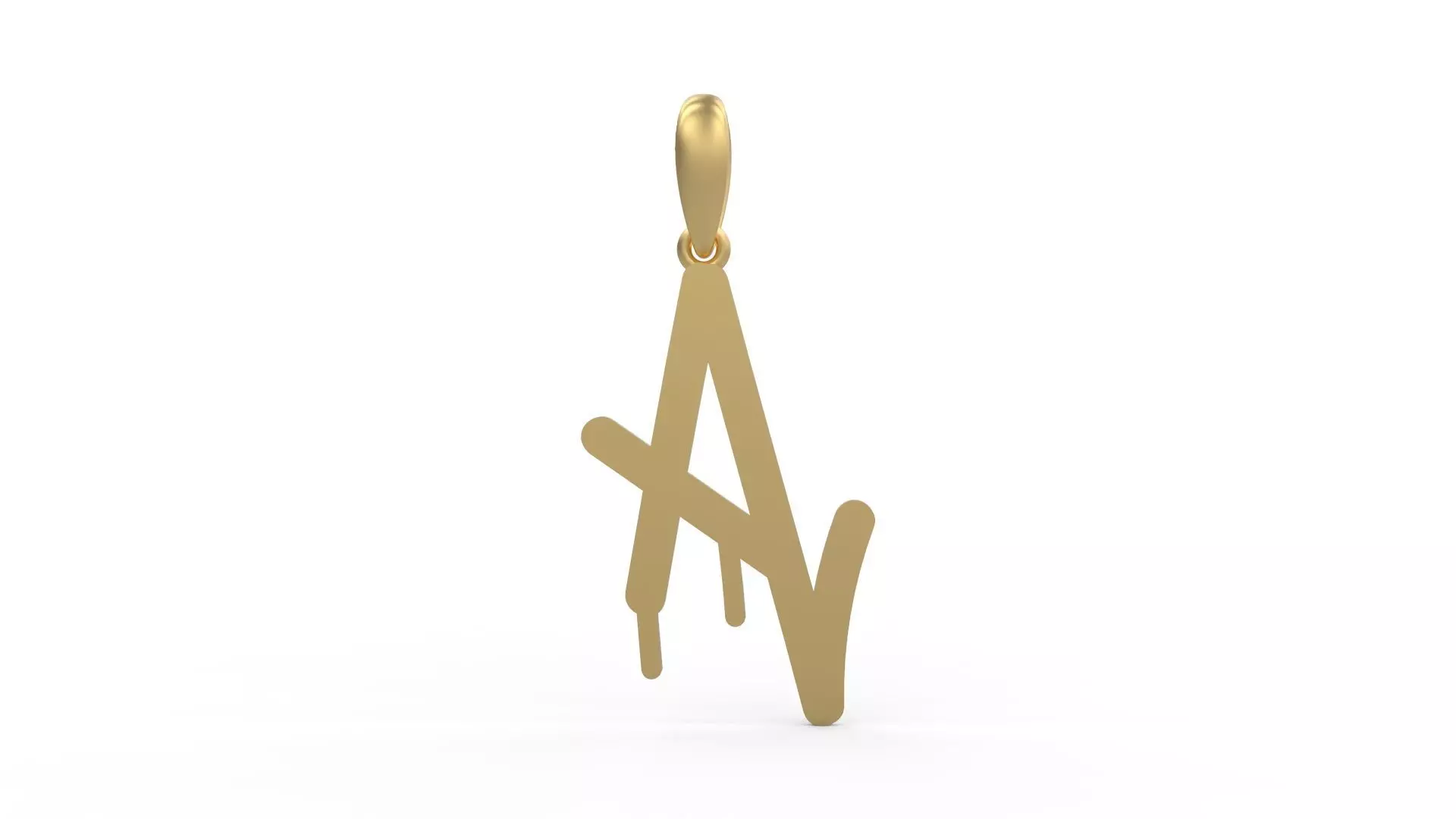 Initial Letters Pendant StreetToxic A 3D print model_0