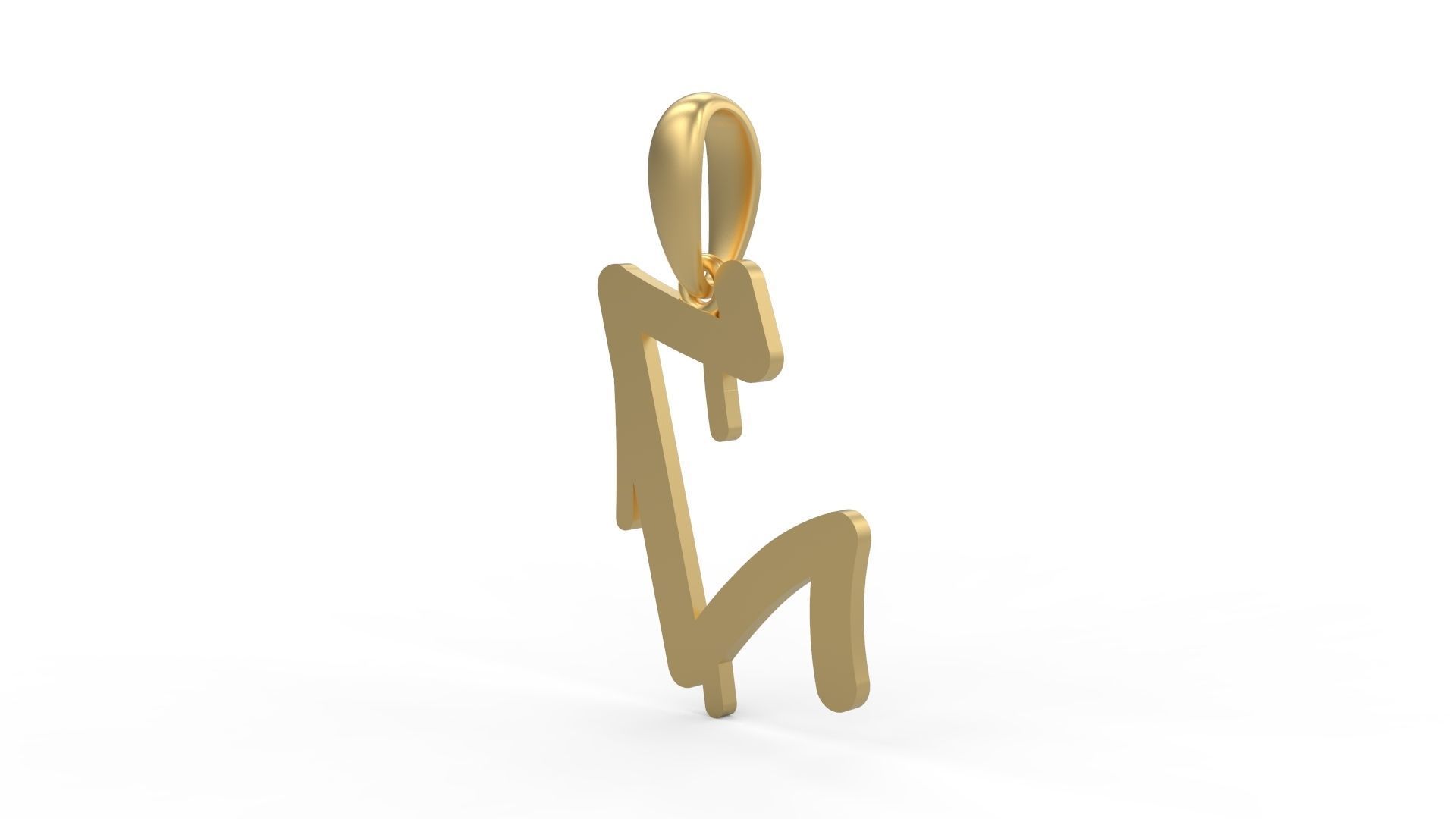 Initial Letters Pendant StreetToxic C 3D print model_1